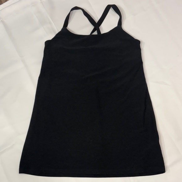 Beyond Yoga Tops - BEYONG YOGA SPACEDYE MOVE IT DRESS DARKEST GRAY BLACK NIGHT SHORTS XL.